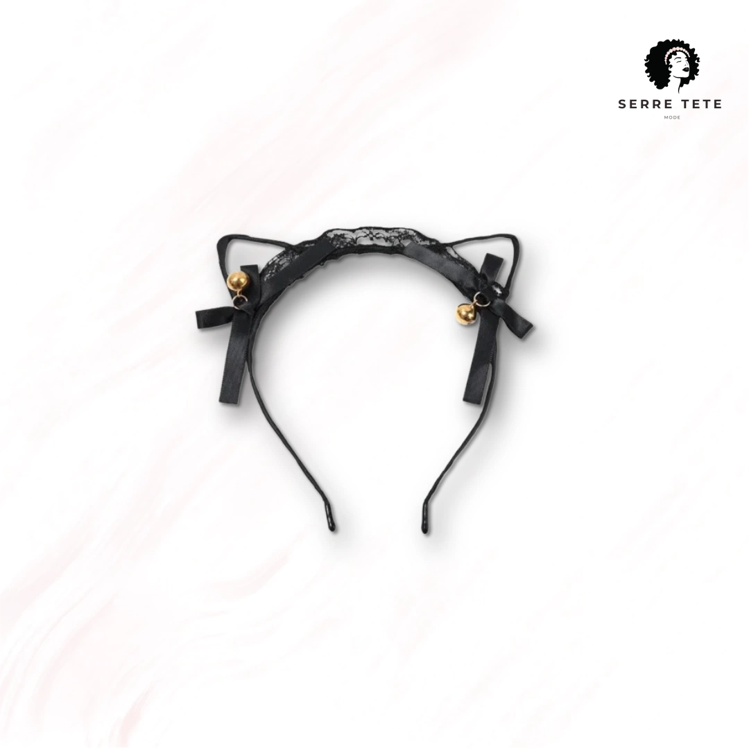 Serre Tête Oreille De Chat Dentelle – Image 8