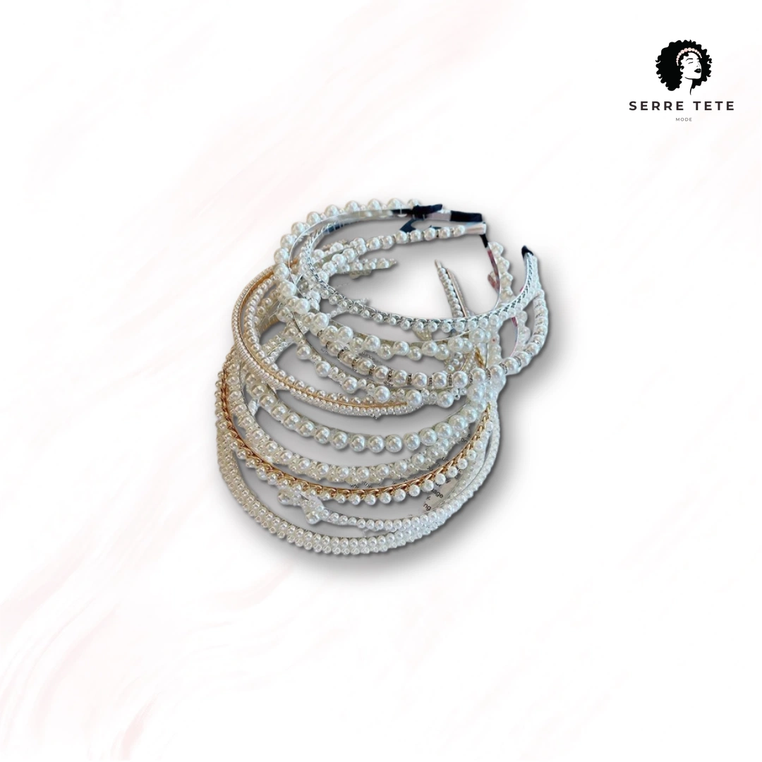 Serre Tête Perle Mariage – Image 14