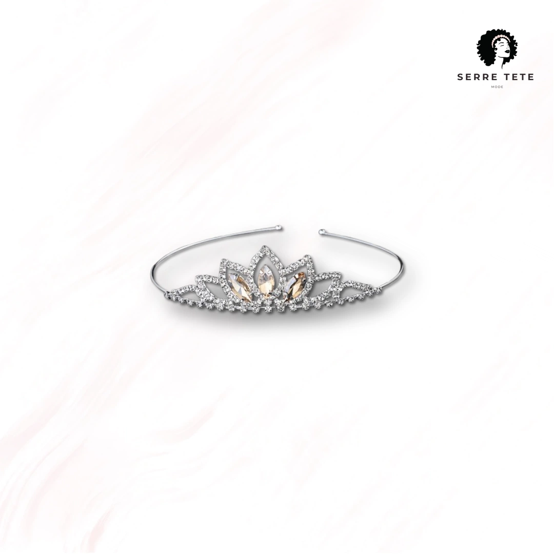 Serre Tête Couronne Coiffure Mariage Moderne – Image 7