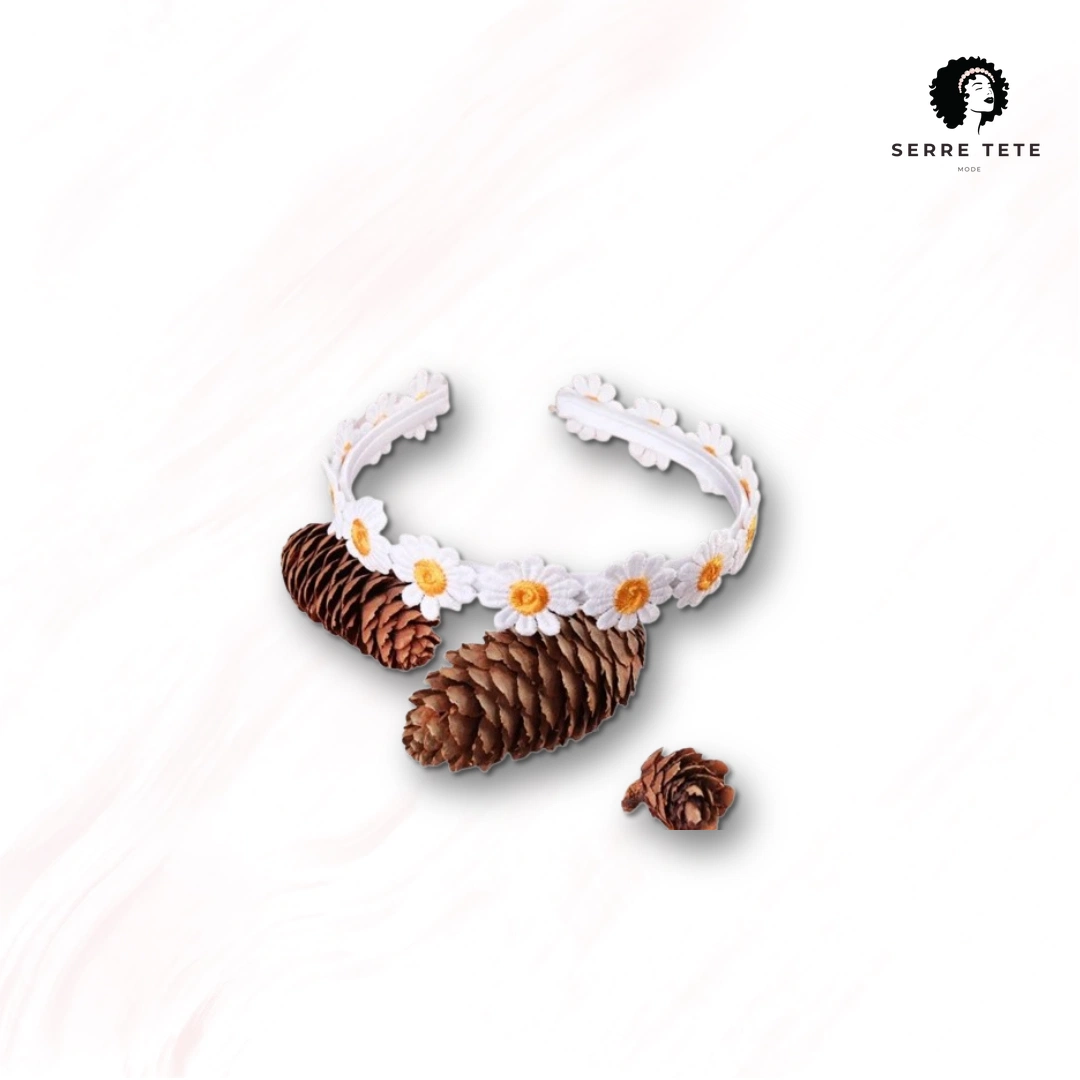 Serre Tête Fleurs Cheveux – Image 2