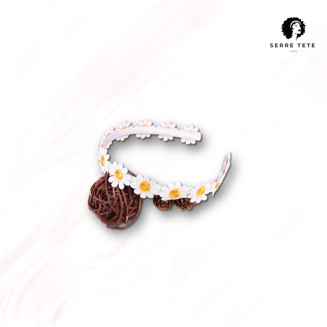 Serre Tête Fleurs Cheveux – Image 3