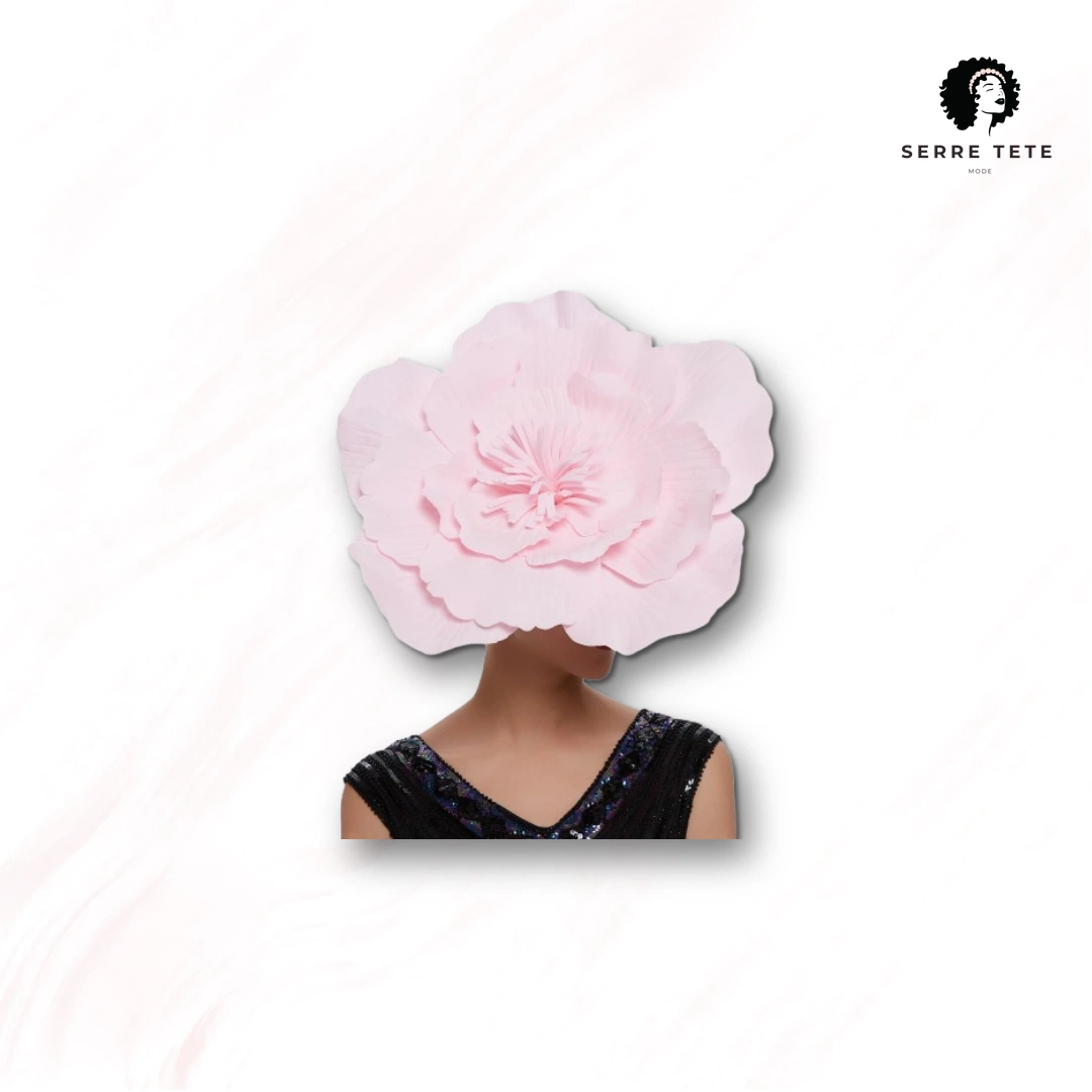 Serre Tête Chapeau Grosse Fleur – Image 12