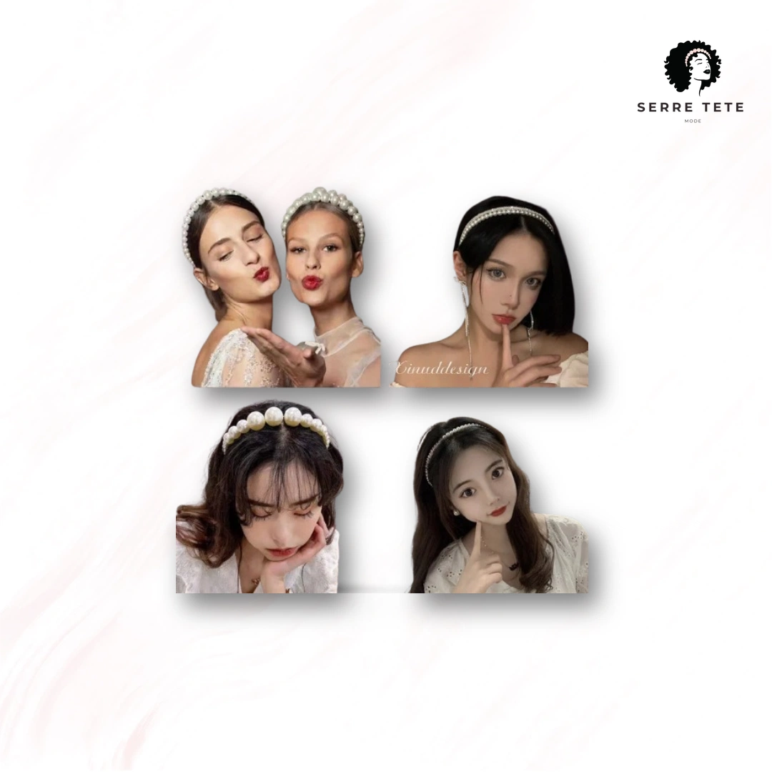 Serre Tête Perle Mariage – Image 20