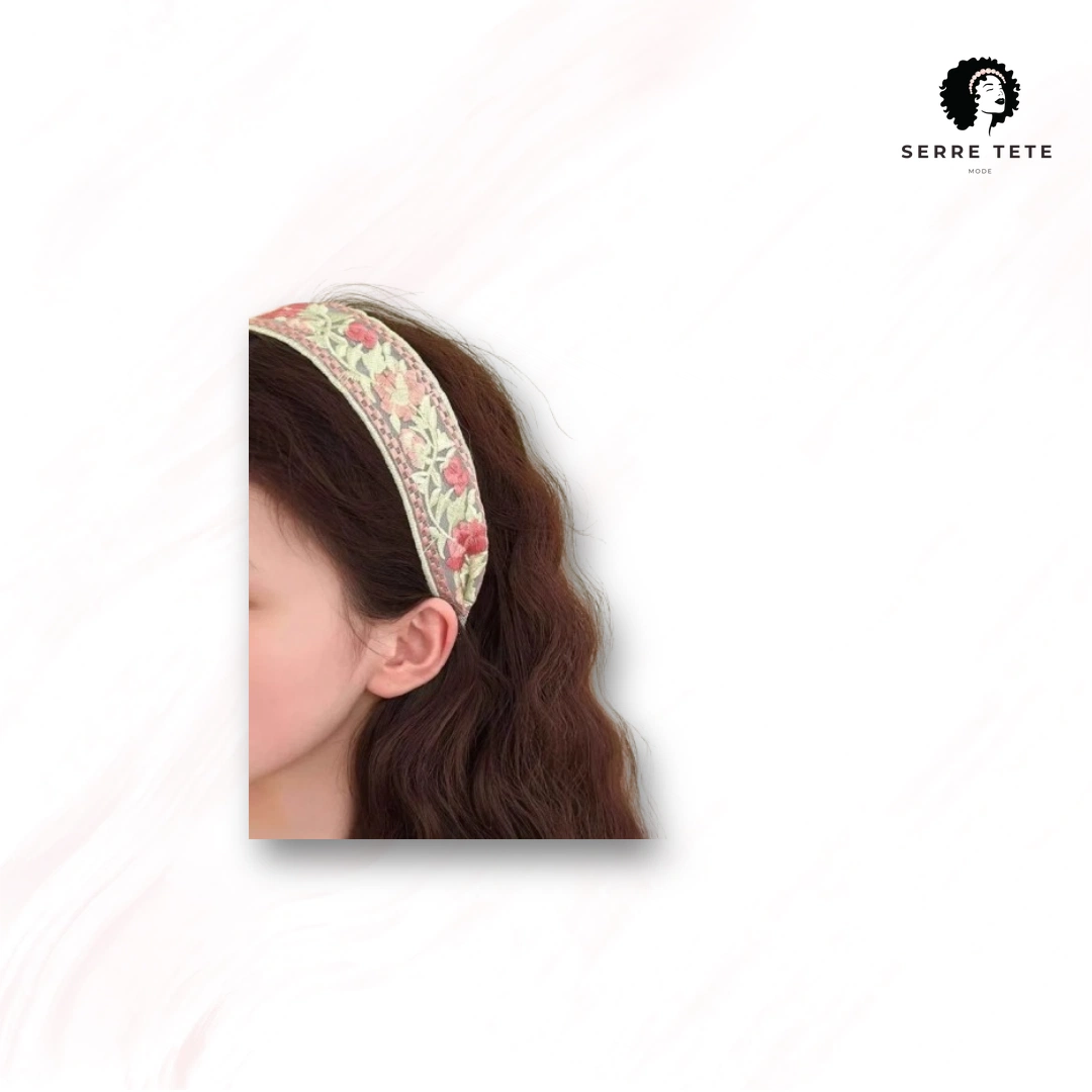 Serre Tête Bandeau Fleur – Image 8