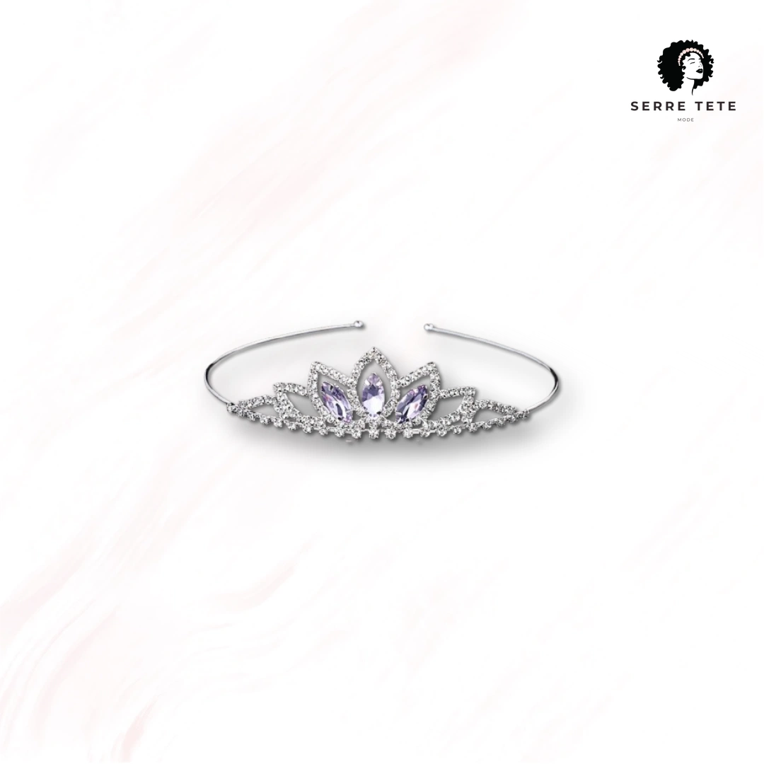 Serre Tête Couronne Coiffure Mariage Moderne – Image 6