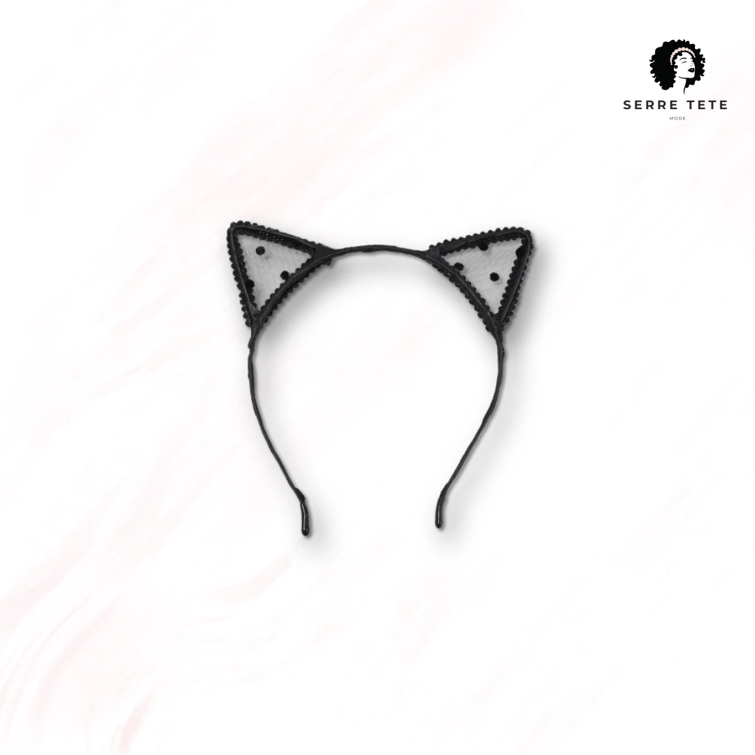 Serre Tête Oreille De Chat Dentelle – Image 17