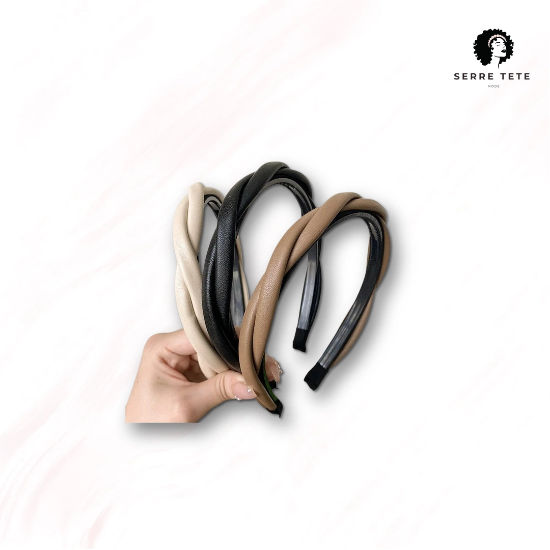 Serre Tête Tressé Moderne – Image 3