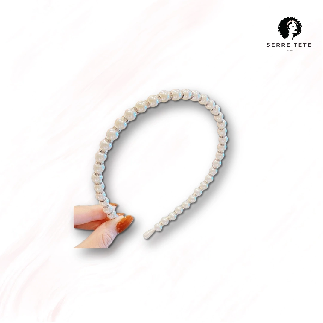Serre Tête Perle Mariage – Image 7