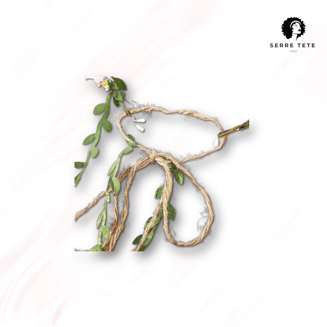 Serre Tête Fleurs Nature – Image 2