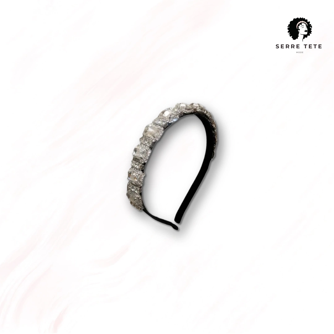 Serre Tête Mariage Strass – Image 3