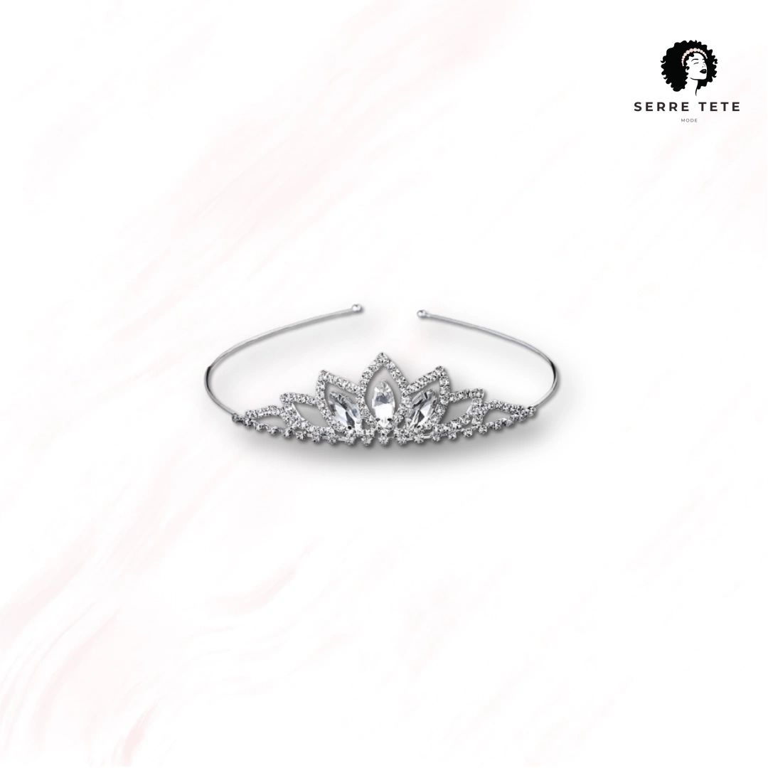 Serre Tête Couronne Coiffure Mariage Moderne – Image 3