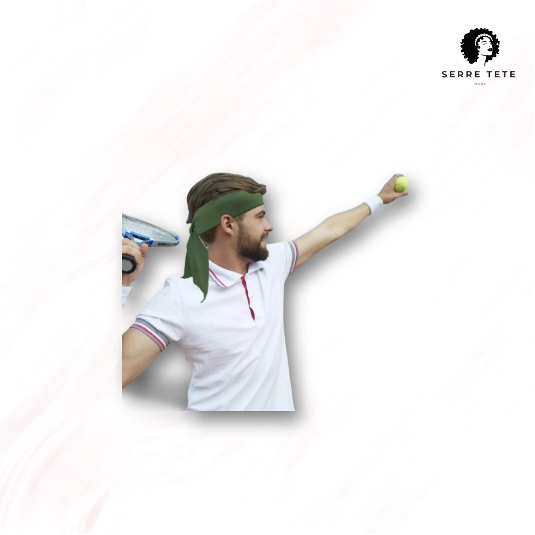 Serre Tête Sport Bandeau Noeud – Image 4