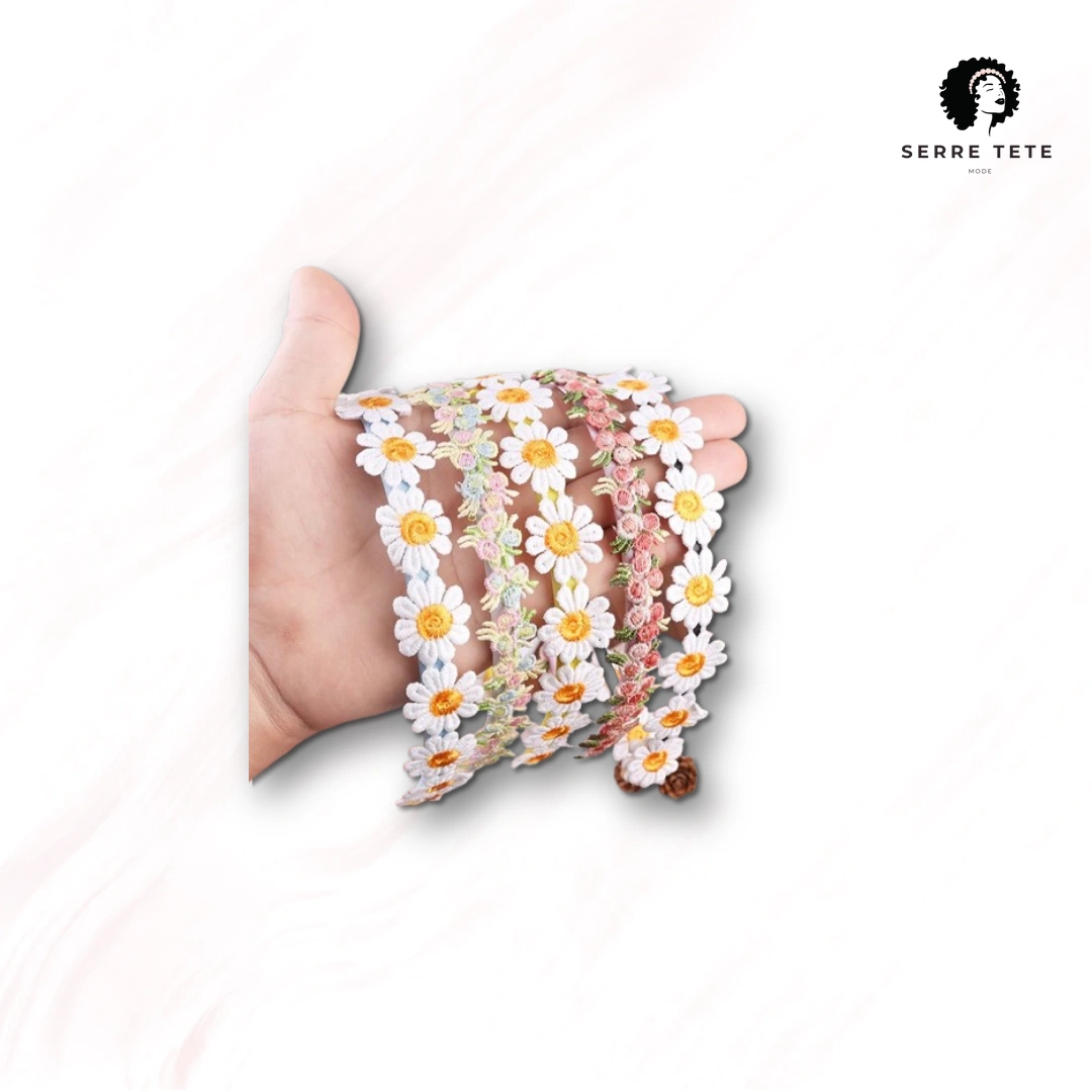 Serre Tête Fleurs Cheveux – Image 6