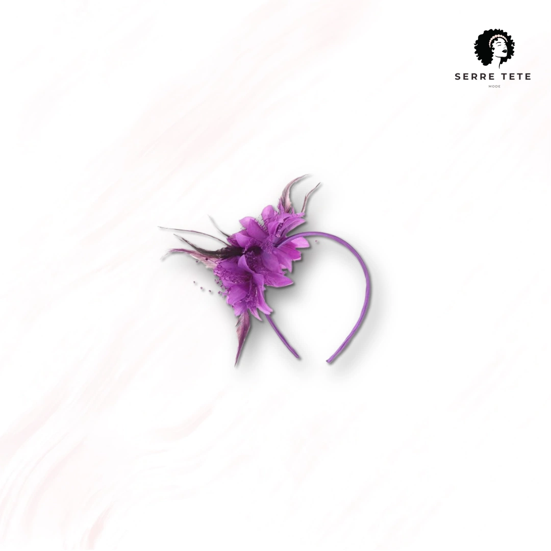 Serre Tête Mariage Plume – Image 2
