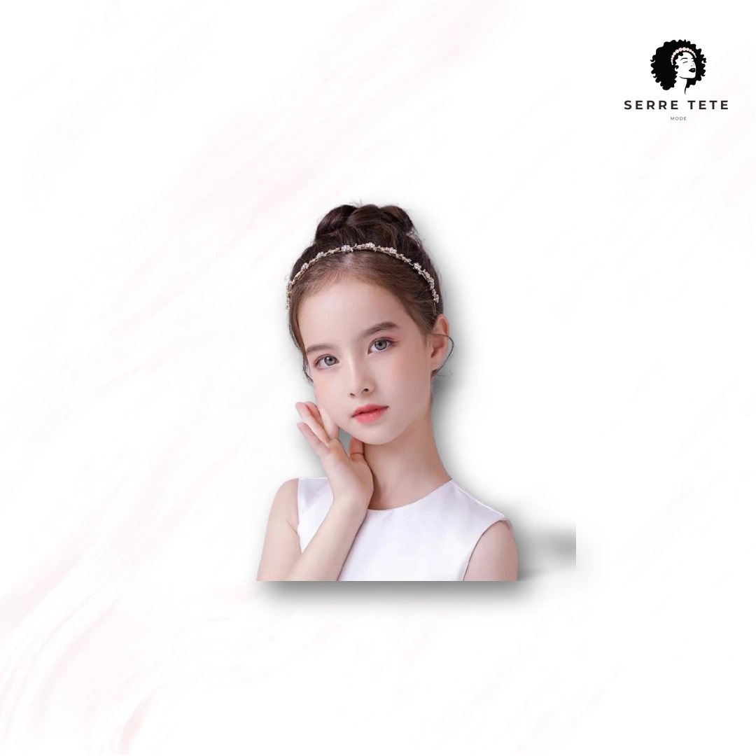 Serre Tête Fleur Femme Mariage – Image 6