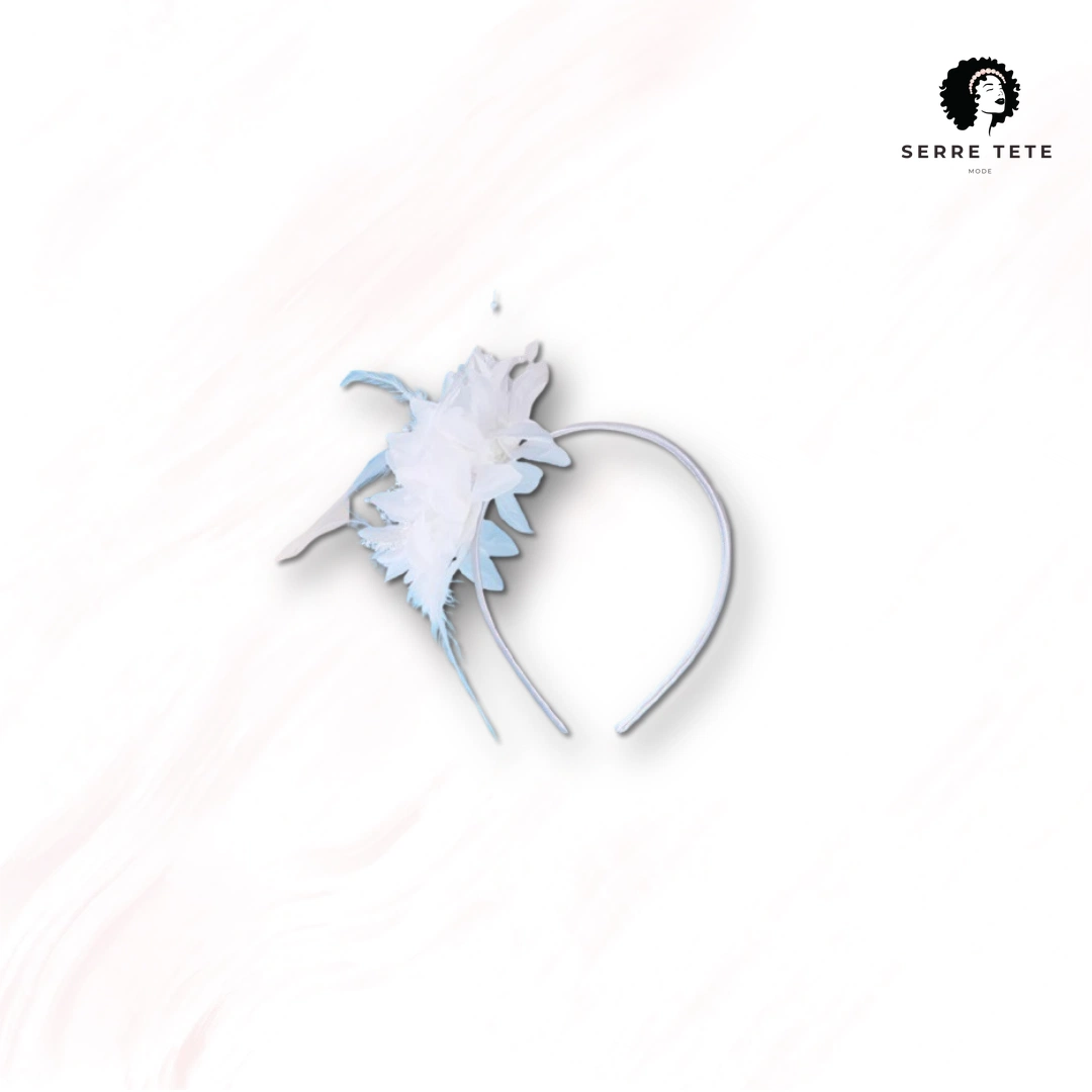 Serre Tête Mariage Plume – Image 4