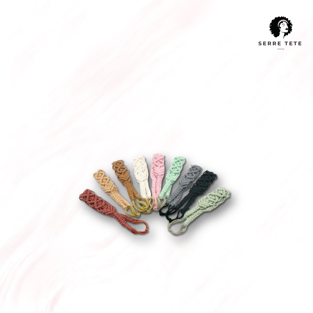 Serre Tête Tressé Bandeau Blanc – Image 16