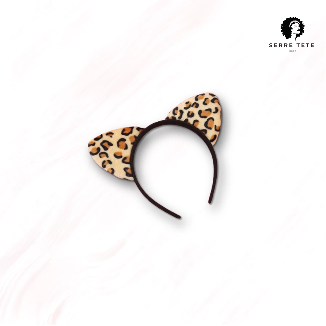Serre Tête Oreille De Chat Style Leopard – Image 6